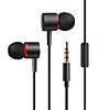 kdk-206 Wired In-ear Earphone 3.5mm Audio Jack Stereo Sweatproof InLine Control for Mobile Phone