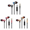 kdk-302 Wired In-ear Earphone 3.5mm Audio Jack Stereo Sweatproof InLine Control for Mobile Phone