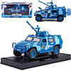 KDW 1:50 Alloy Military Vehicle SUV Toy Car Pull Back Vehicle Simulation Music Light All Kids Baby Toddler Car Toys