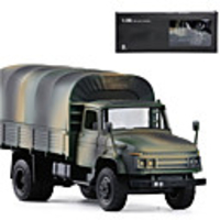 KDW 1:50 Alloy Military Vehicle Toy Truck Construction Vehicle Pull Back Vehicle Simulation Music Light All Kids Baby Toddler Car Toys
