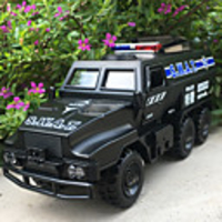 KDW 1:50 Alloy Police car Toy Truck Construction Vehicle Pull Back Vehicle Simulation Music Light All Kids Baby Toddler Car Toys