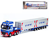 KDW 1:50 Plastic Alloy Container Truck Engineering Vehicle Alloy Car Model Simulation All Adults Kids Car Toys