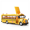 KDW Plastic Construction Truck Set Toy Car Model Car Music Light Bus Kid