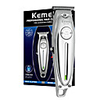 Kemei 1949 Professional Hair Clipper All Metal Men Electric Cordless Hair Trimmer 0mm Baldheaded T Blade Finish Haircut Machine