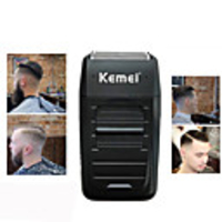 Kemei KM-1102 Rechargeable Cordless Shaver for Men Twin Blade Reciprocating Beard Razor Face Care Multifunction Strong Trimmer
