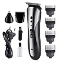 KEMEI KM-1409 Carbon Steel Head Hair Trimmer Rechargeable Electric Razor Men Beard Shaver Electric Hair Clipper