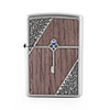 Kerosene Lighter with Blue Plastic Diamond