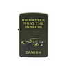 Kerosene Lighter with Green Car Pattern