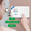 KERUI W18 1.7 Inch TFT Screen WIFI GSM Home Burglar Security Alarm System Motion Detector APP Control Fire Smoke Detector Alarm