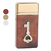 Key Pattern Windproof Gas Lighter with LED (Assorted Colors)