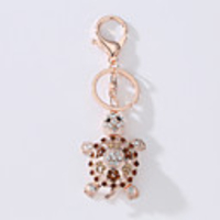 Keychain Brown Red Blue Alloy Fashion Cute For