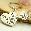 Keychain Lovers Love Ring Jewelry Silver For Daily Wear
