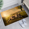 Kid Lion Digital Printing Floor Mat Modern Bath Mats Nonwoven / Memory Foam Novelty Bathroom