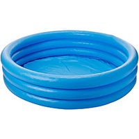 Kid Pool Inflatable 3-Ring 45" X 10" Blue Pool Perfect for Babies,  Toddlers,  Kids,  Children Even Small and Medium Size Dogs and Pets,  Enjoy with Our Kids Inflatable Pool miniinthebox
