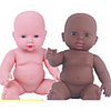 KIDDING 24 inch Black Dolls Reborn Doll Baby Boy African Doll lifelike Handmade Cute Kids / Teen with Clothes and Accessories for Girls