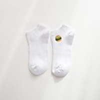 Kids Athletic Sports Socks 1 Pair Embroidered Short Women