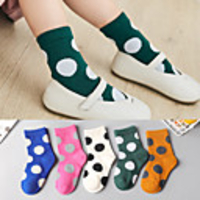 Kids Athletic Sports Socks 5 Pairs Tie Dye Long Boys