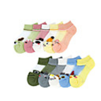 Kids Athletic Sports Socks 5 Pairs Tie Dye Short Boys