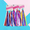 Kids Bicycle Bike Handlebar Scooter Streamers Sparkle Tassel Ribbon for Girls Boys color bike accessories