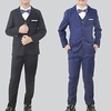 Kids Boys FormalSet Clothing Set 5 Pieces Long Sleeve Black Navy Blue Solid Color Bow School Formal Gentle Preppy Style Regular 3-10 Years miniinthebox