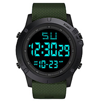 Kids Digital Watch Digital Classic Water Resistant / Waterproof Digital Black Blue Red / Silicone / Chronograph / Luminous / Large Dial