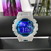 Kids Digital Watch Digital Modern Style Sporty Casual Calendar / date / day Digital Black Blue Blushing Pink / Chronograph / Compass / Large Dial