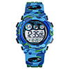 Kids Digital Watch Digital Sporty Outdoor Water Resistant / Waterproof Analog Green Blue Light Blue / One Year / PU Leather / Calendar / date / day / Chronograph / Noctilucent