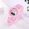 Kids Digital Watch Digital Sporty Stylish Classic Chronograph Digital Blushing Pink / Silicone / Noctilucent