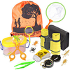 Kids Explorer Kit Bug Catching Kit,  12 Pcs Outdoor Exploration Kit for Kids Camping with Binoculars,  Adventure,  Hunting,  Hiking,  Educational Toy Gift for 3-12 Years Old Boys Girls miniinthebox