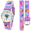 Kids Sport Watch Quartz Silicone Black / White / Blue No Chronograph Cute Creative Analog New Arrival Colorful - Black Black / White Light Blue One Year Battery Life