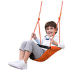Kids Swing Seat Heavy Duty Rope Play Secure Children Swing Set for Indoor/Outdoor/Playground/Home/Tree with Snap Hooks and Swing StrapsSuit for 2 to 12 Years440 lbs Capacity (Upgrade Orange/Blue) miniinthebox
