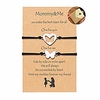 kignsin mother daughter bracelets set for 2 butterfly mommy and me matching wish bracelet birthday mother