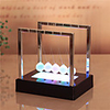 Kinetic Orbital Newton Cradle Balance Ball Desk Toys Lighting 5 Pendulum Balls Metal Balls Metal ABS Child