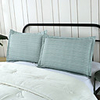 King Size Linen Pillowcases,  2-Pack Reduces Allergies and Respiratory Irritation Vintage Style Breathable Pillow Cases,  20 x 30 Inches,  Green