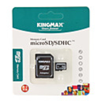 Kingmax 8-Pin MicroSD/SDHC Memory Card Class 4 4GB SD Card Adapter