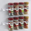 Kitchen Bottle Spice Organizer Rack Cabinet Door Spice Clips 20-Clip Set miniinthebox