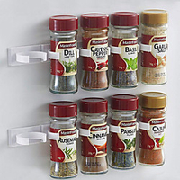 Kitchen Bottle Spice Organizer Rack Cabinet Door Spice Clips 20-Clip Set miniinthebox