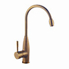 Kitchen faucet - Single Handle One Hole Antique Brass / Antique Copper / Electroplated Standard Spout / Tall / ­High Arc Centerset Contemporary / Antique Kitchen Taps