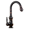 Kitchen faucet - Single Handle One Hole Antique Copper Standard Spout / Tall / ­High Arc Centerset Contemporary / Antique Kitchen Taps