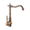 Kitchen faucet - Single Handle One Hole Antique Copper Standard Spout Centerset Contemporary / Antique Kitchen Taps