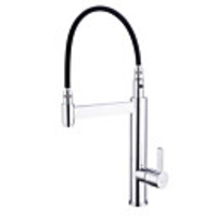 Kitchen faucet - Single Handle One Hole Chrome Pull-out / ­Pull-down / Tall / ­High Arc Centerset Patterned Tights