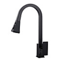 Kitchen faucet - Single Handle One Hole Electroplated / Painted Finishes Pull-out / ­Pull-down / Standard Spout / Tall / ­High Arc Centerset Contemporary / Antique Kitchen Taps
