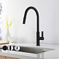 Kitchen faucet - Single Handle One Hole Electroplated / Painted Finishes Pull-out / shy;Pull-down / Tall / shy;High Arc Other Contemporary Kitchen Taps