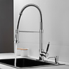 Kitchen faucet - Single Handle One Hole Electroplated Pull-out / amp;shy;Pull-down / Standard Spout / Tall / High Arc Deck Mounted Contemporary Kitchen Taps without Soap Dispensor
