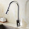 Kitchen faucet - Single Handle One Hole Electroplated Pull-out / ­Pull-down / Tall / ­High Arc Free Standing Contemporary Kitchen Taps