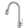 Kitchen faucet - Single Handle One Hole Electroplated Pull-out / ­Pull-down Centerset Contemporary Kitchen Taps