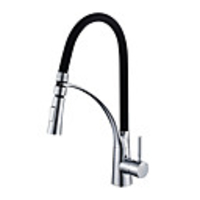 Kitchen faucet - Single Handle One Hole Electroplated Pull-out / ­Pull-down Vessel / Brass