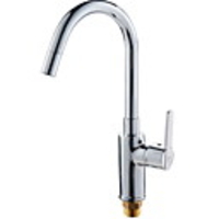 Kitchen faucet - Single Handle One Hole Electroplated Standard Spout / Tall / ­High Arc Free Standing Ordinary Kitchen Taps / Brass