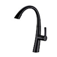 Kitchen faucet - Single Handle One Hole Electroplated Standard Spout / Tall / ­High Arc Ordinary Kitchen Taps / Brass