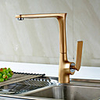 Kitchen faucet - Single Handle One Hole Electroplated Standard Spout Free Standing Contemporary Kitchen Taps